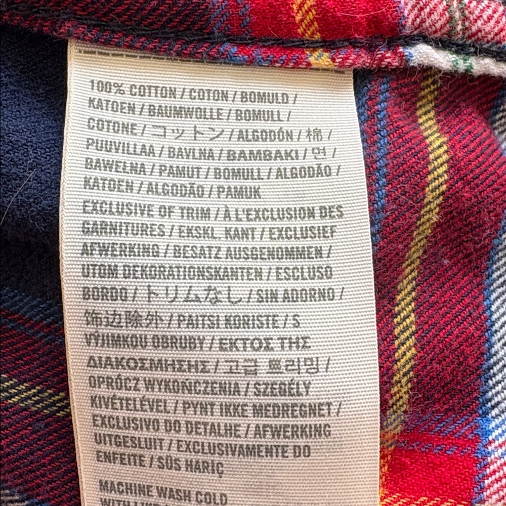 Abercrombie & Fitch Flannel Button Down Shirt - Picture 7 of 7